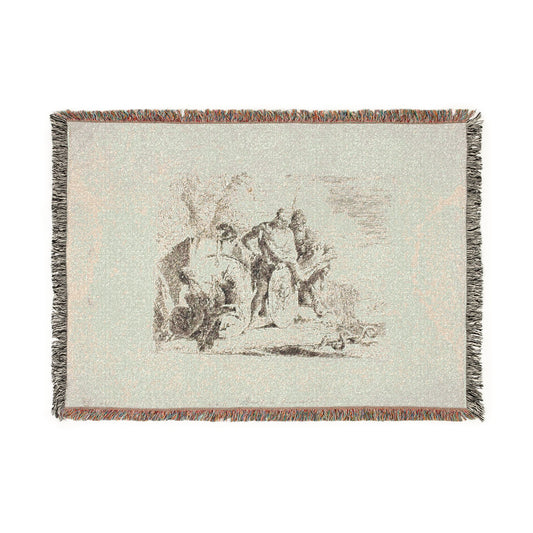 The Astrologer and the Young Soldier — Tiepolo Tapestry Blanket