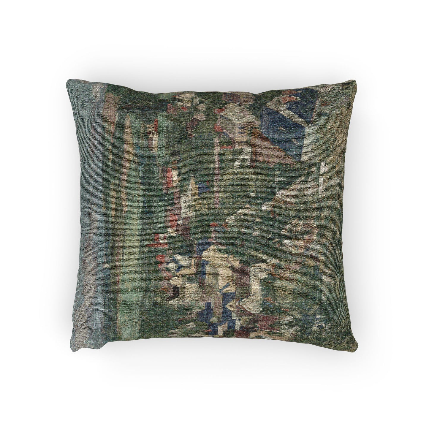 Paul Cezanne - Auvers, Panoramic View | Woven Pillow