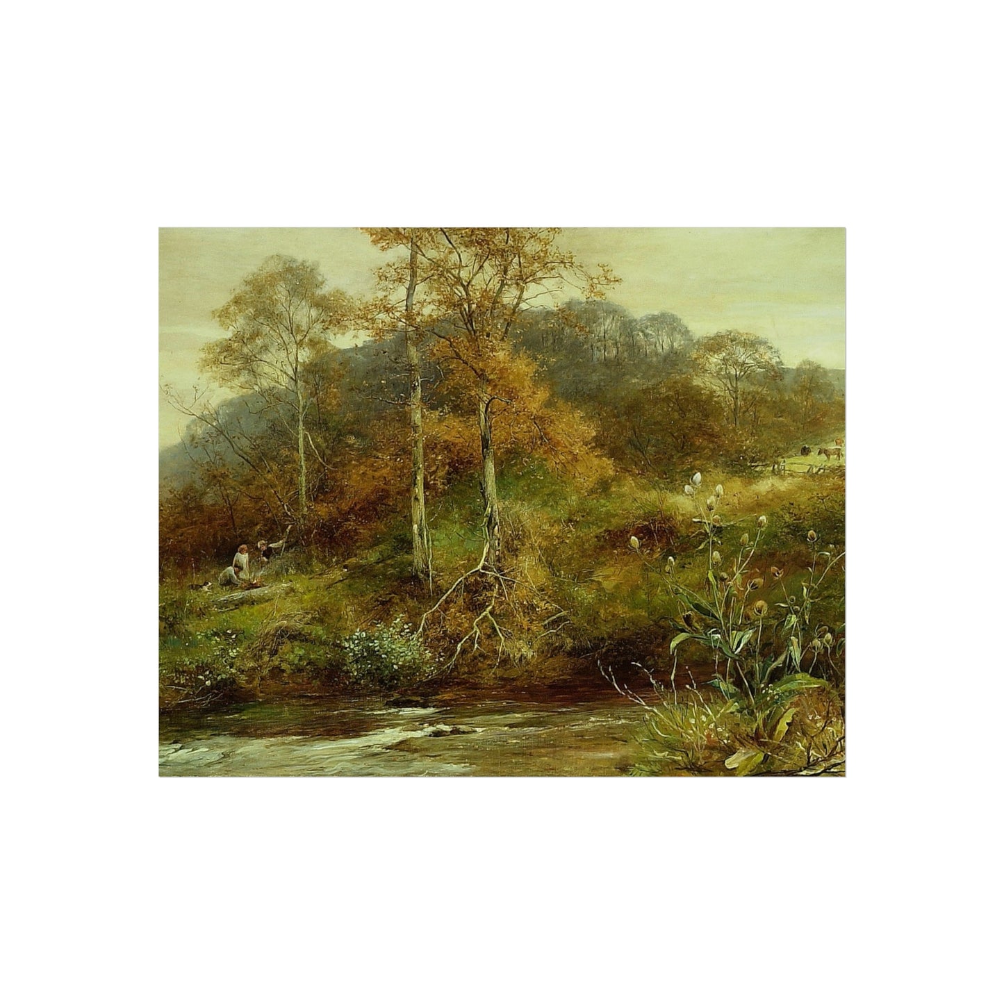 David Bates - Autumn River Scene, The Brook | Fine Art Poster
