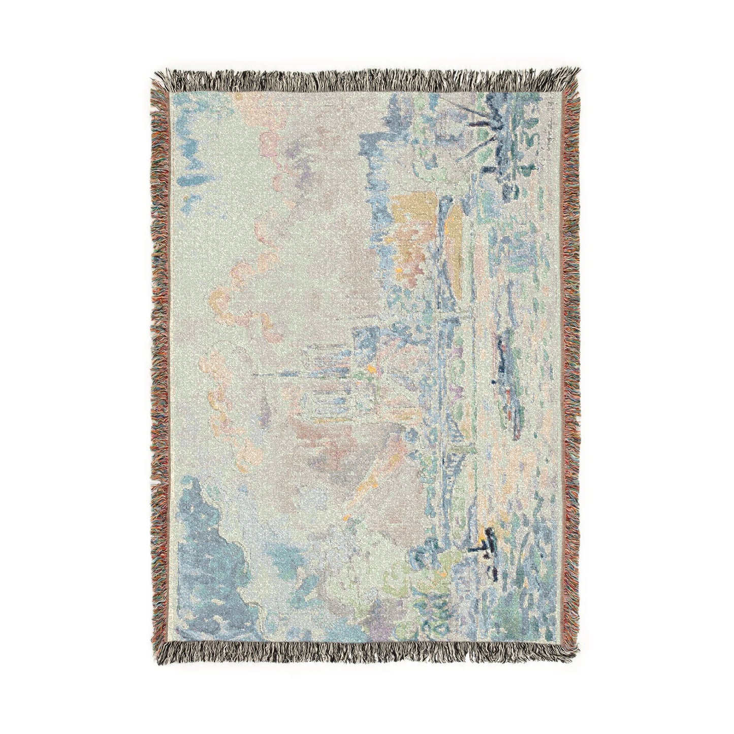 Paul Signac - Notre Dame | Woven Tapestry Blanket