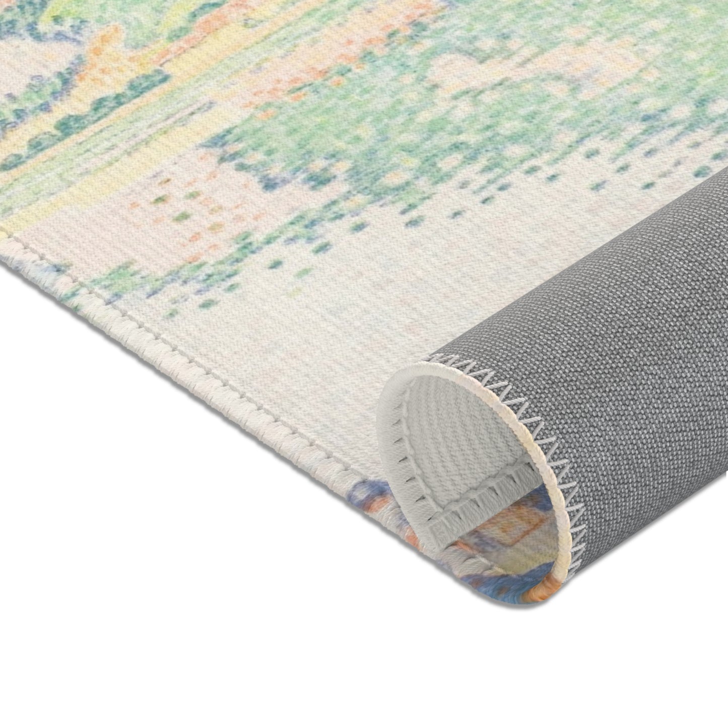 Paul Signac - The Andelys | Area Rug