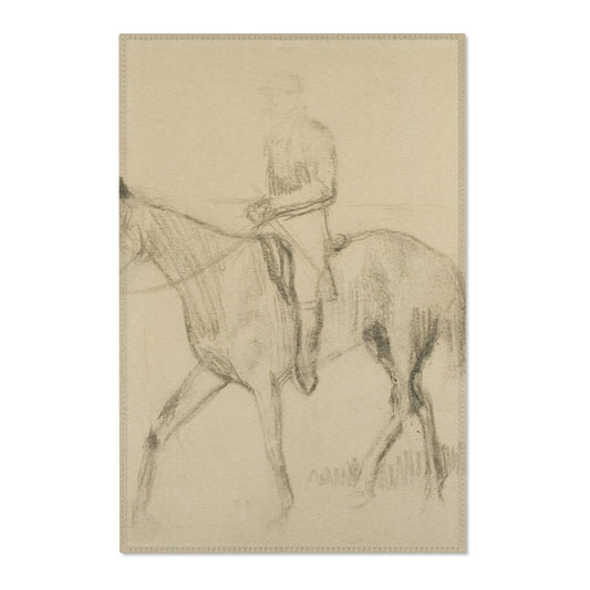 Horse and Rider — Degas Area Rug