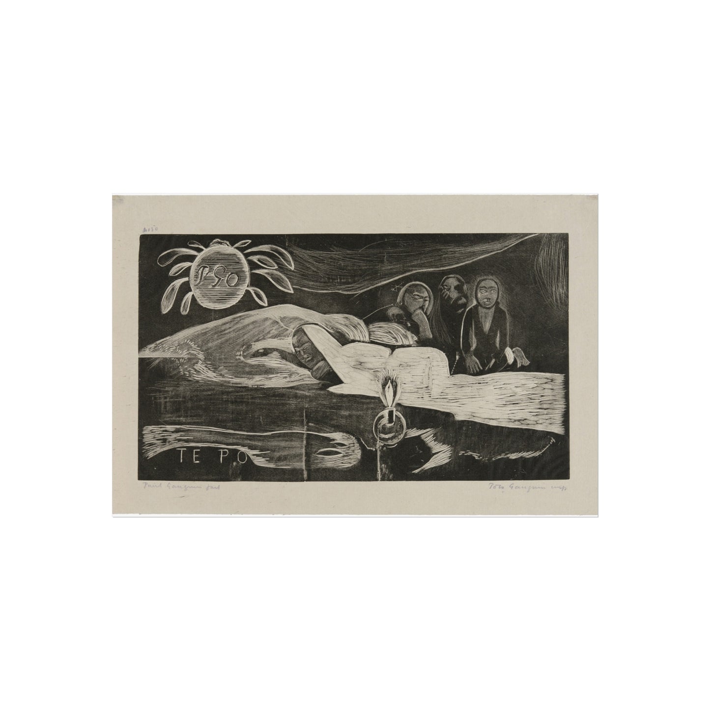 Paul Gauguin - Te po (The Night), from the Noa Noa Suite | Fine Art Poster