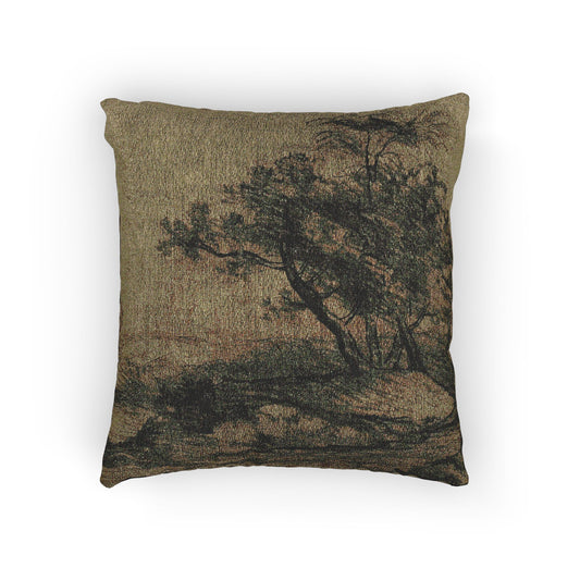 River Bank with Trees — Constable Pillow
