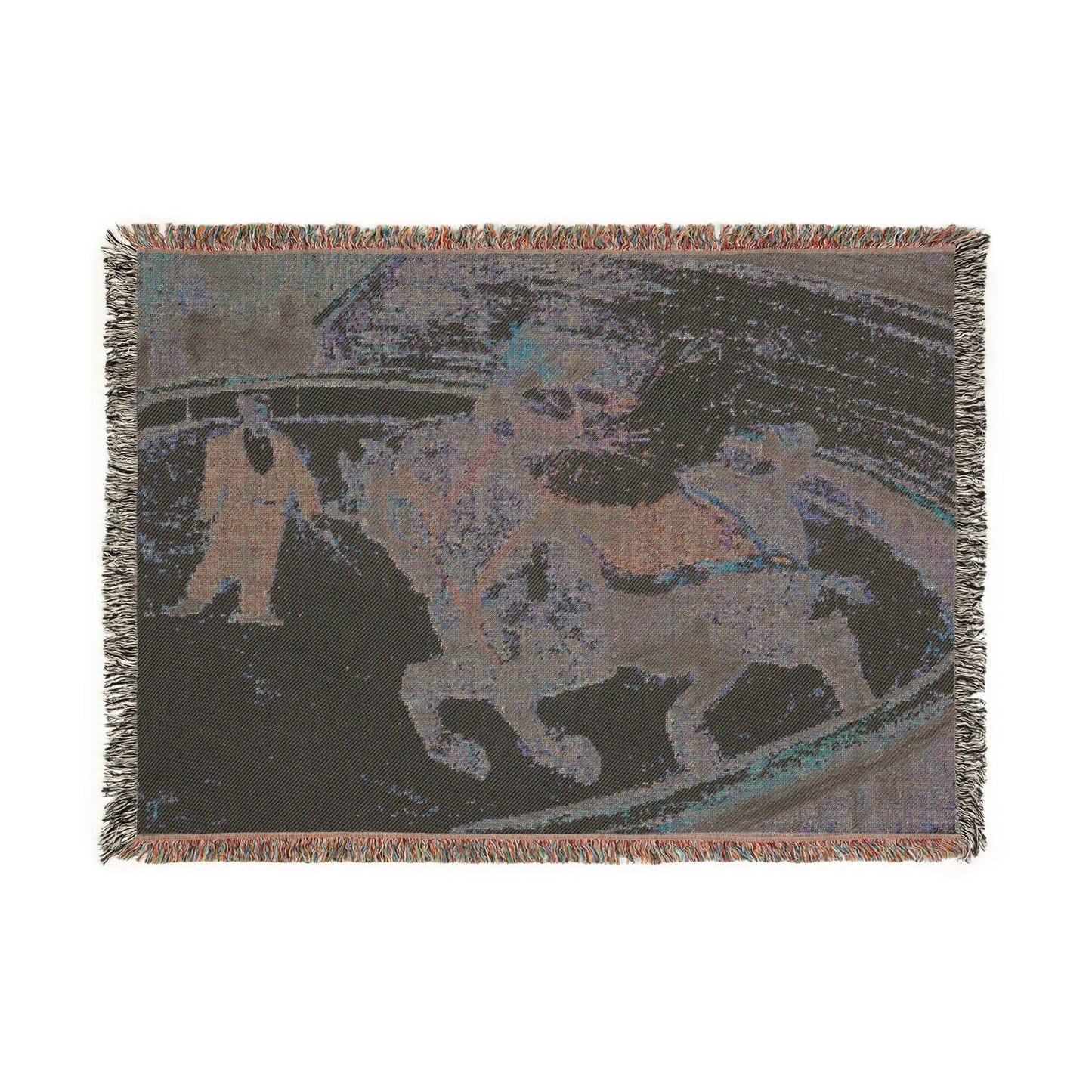 Henri de Toulouse-Lautrec - At the Circus Work in the Ring | Woven Tapestry Blanket