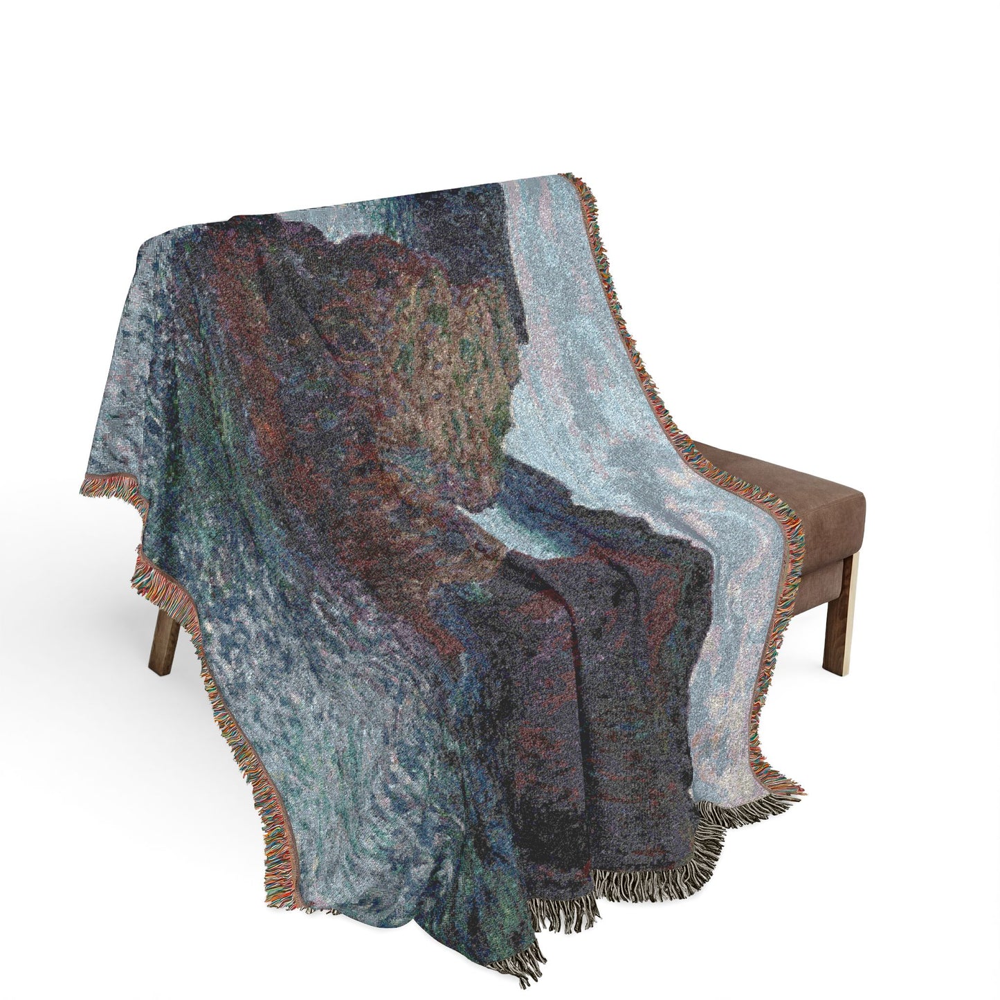Claude Monet - Rocks at Port-Goulphar, Belle-Île | Tapestry Blanket