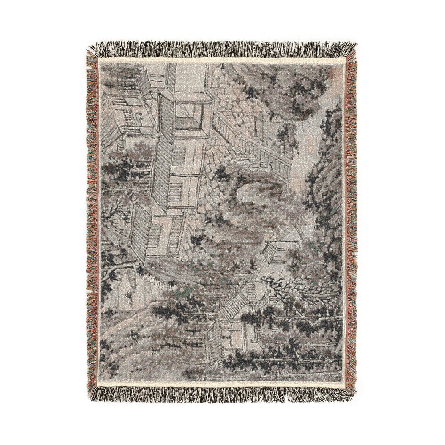 106_the-pine-retreat-tiger-hill | Woven Tapestry Blanket