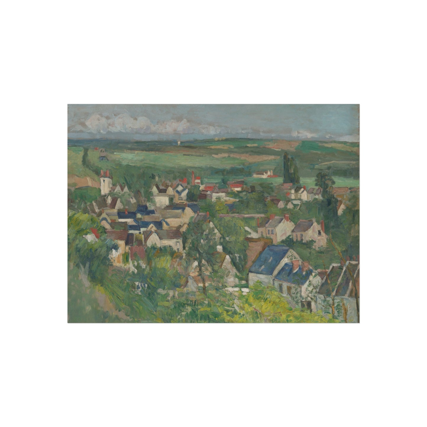 Paul Cezanne - Auvers, Panoramic View | Fine Art Poster