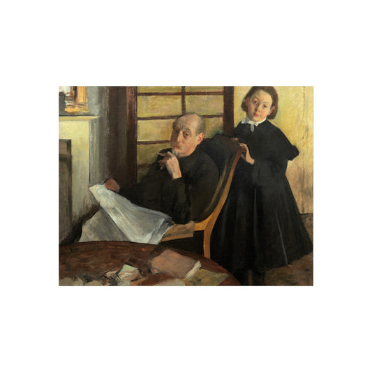 Henri Degas and His Niece Lucie Degas (The Artist's Uncle and Cousin) — Edgar Degas Fine Art Poster