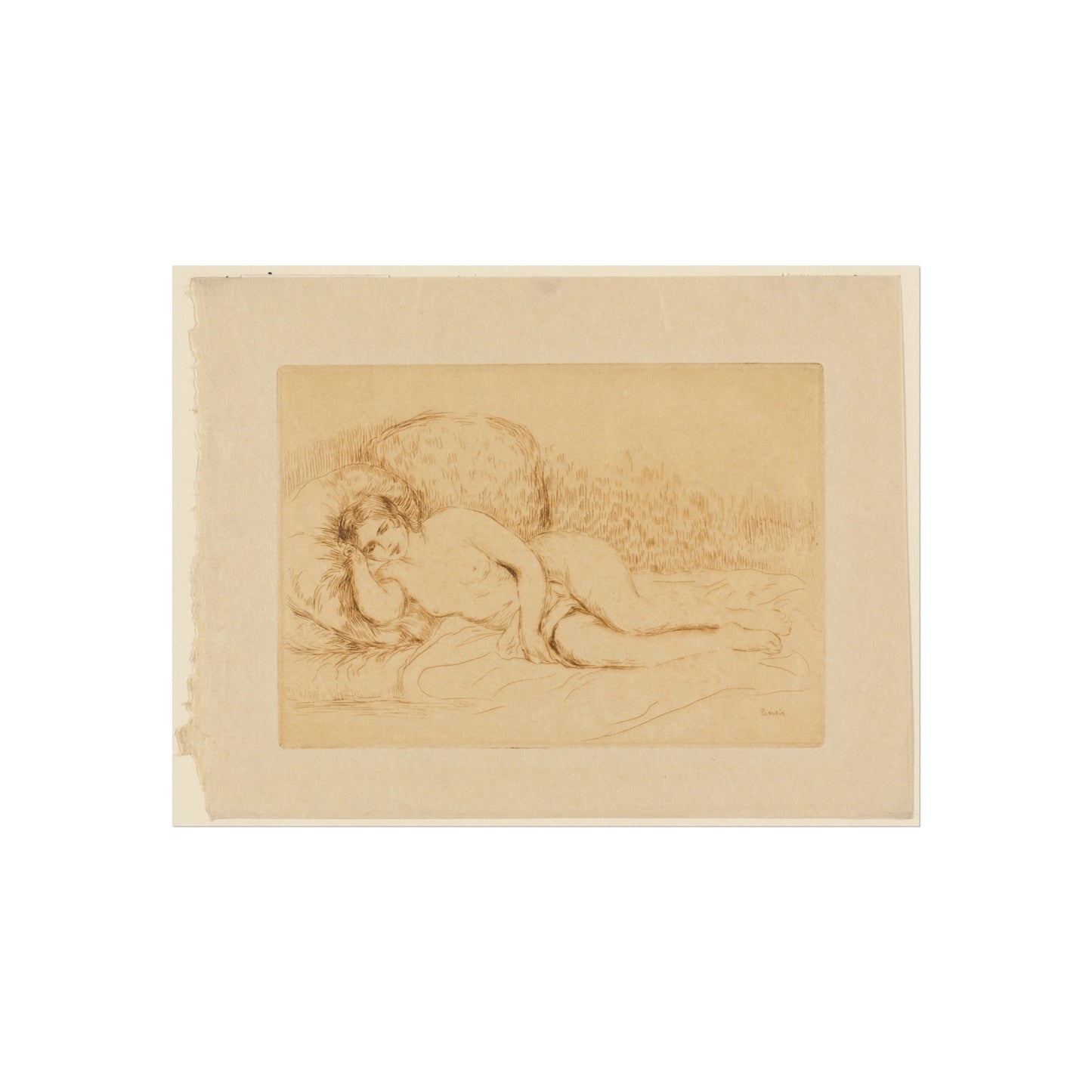 Pierre-Auguste Renoir - Reclining Nude | Fine Art Poster