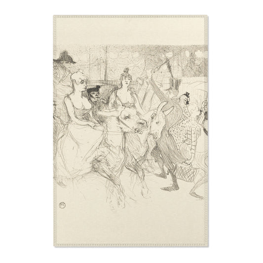 A Gala Evening at the Moulin Rouge — Toulouse-Lautrec Area Rug
