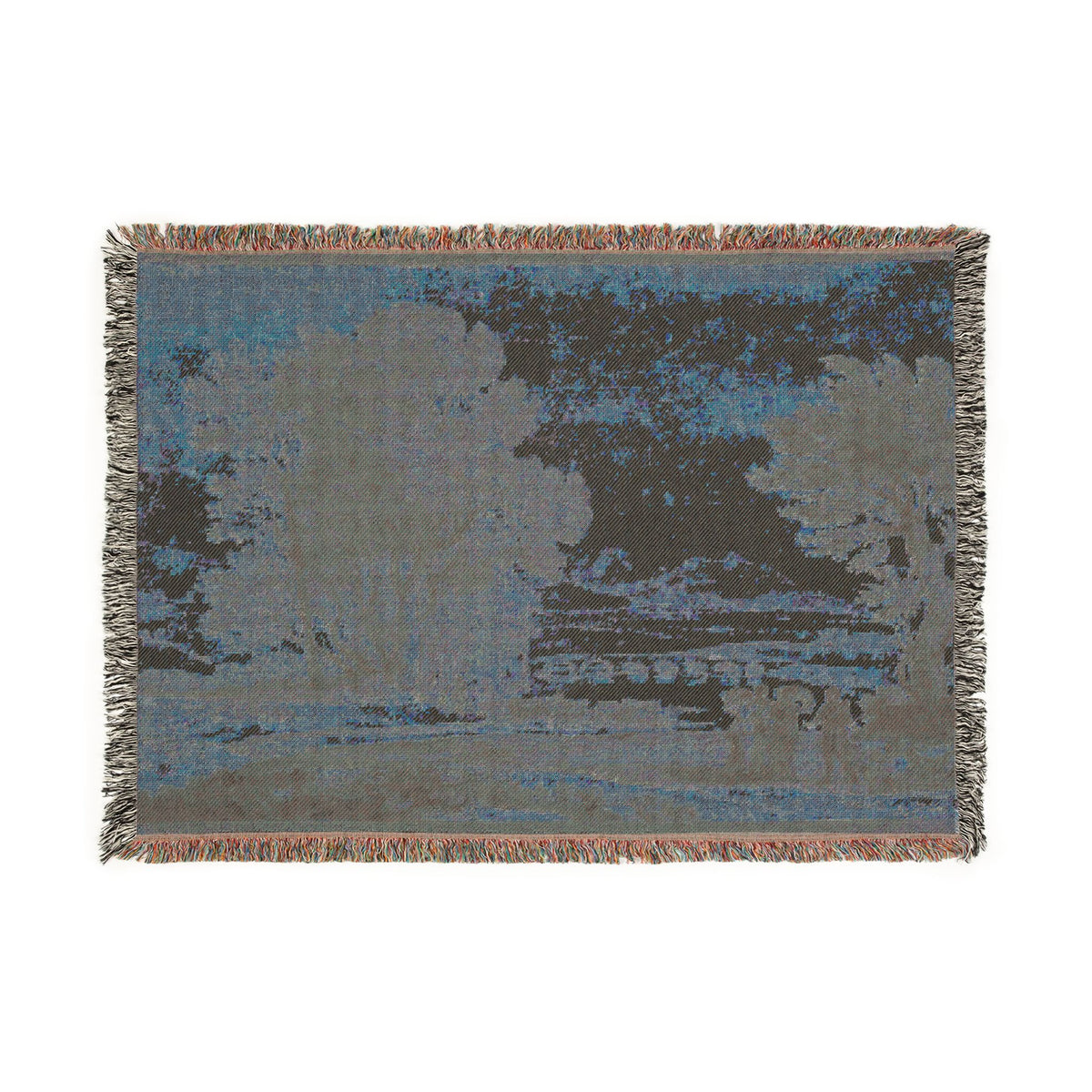 A Wooded River Landscape — Lorrain Tapestry Blanket