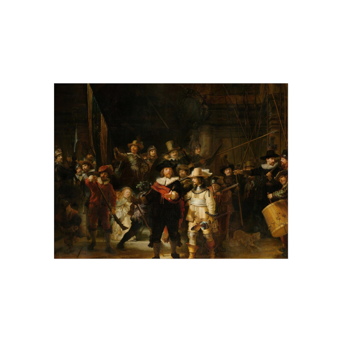 La ronda de noche, por Rembrandt van Rijn | Fine Art Poster