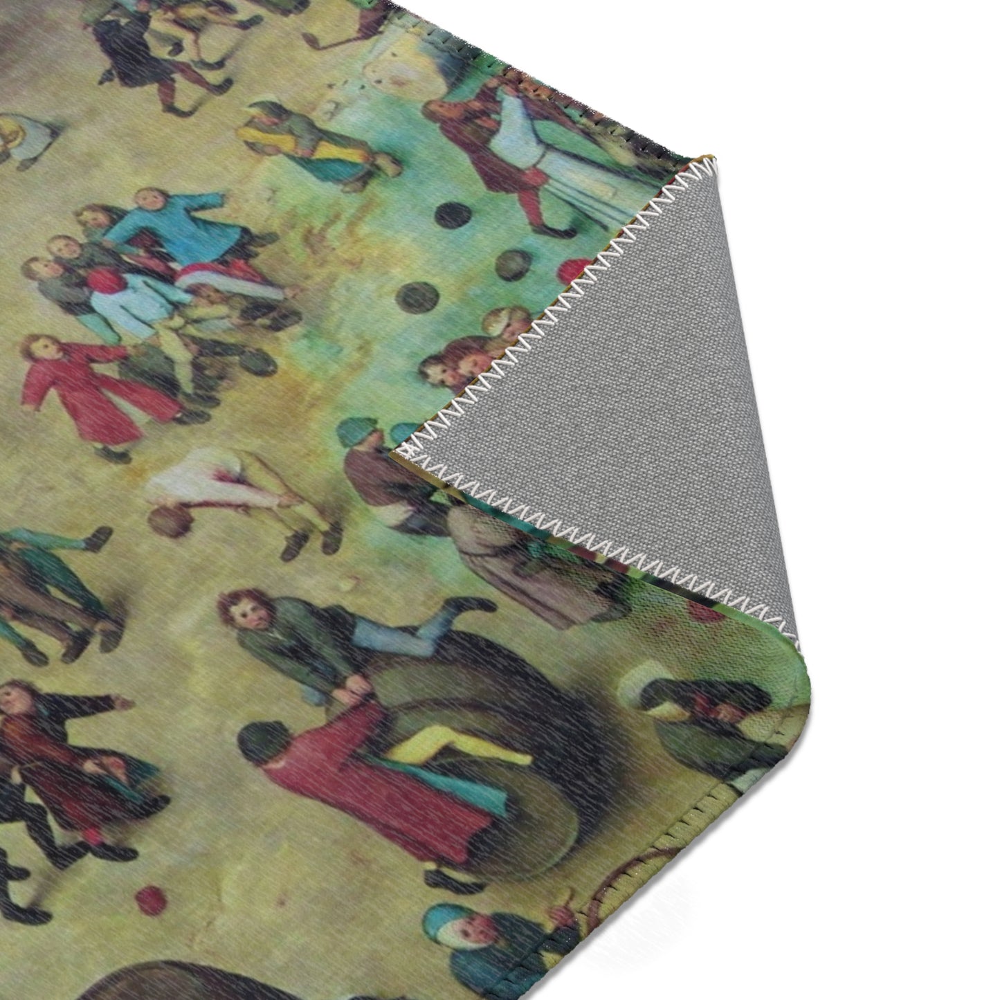 -2022-02-07 Children's Games, Pieter Bruegel the Elder, West Street, Cromer, Norfolk | Area Rug