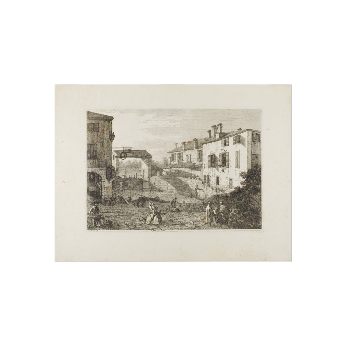 Canaletto - Le Porte Del Dolo, from Vedute | Fine Art Poster