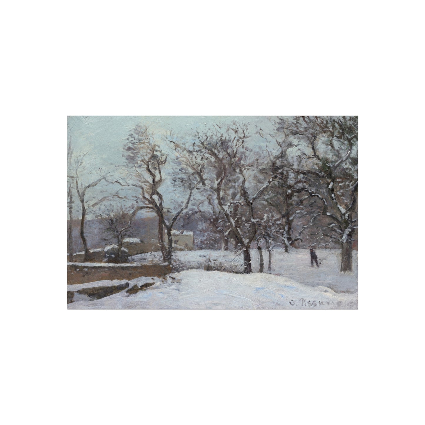 Camille Pissarro - Snow at Louveciennes | Fine Art Poster