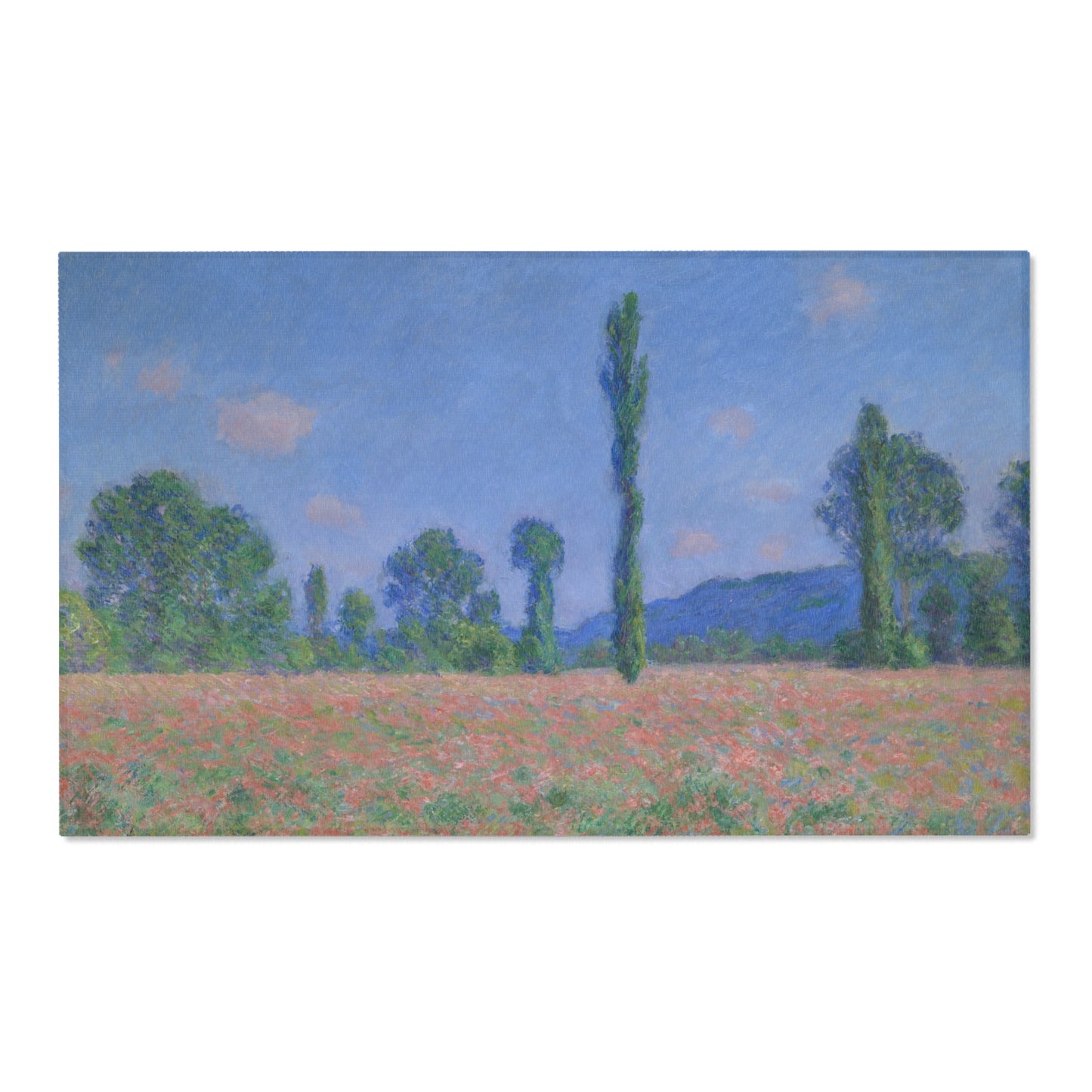 Claude Monet - Poppy Field (Giverny) | Area Rug