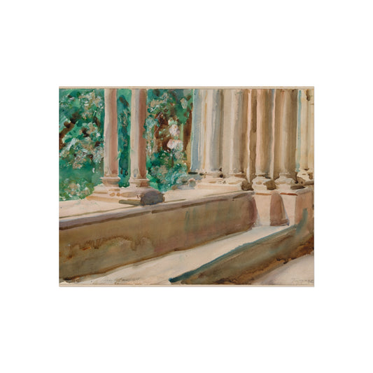Tarragona Terrace and Garden — John Singer Sargent Fine Art Poster