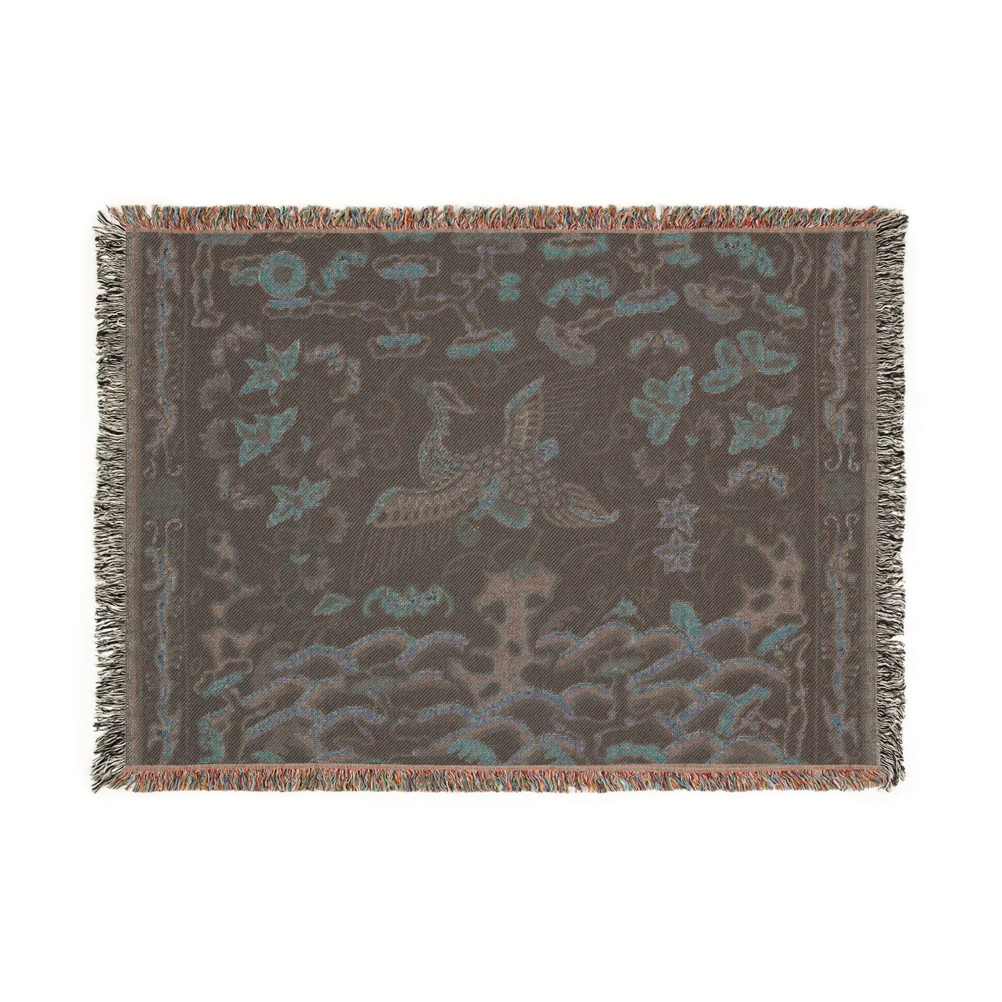 126_rank-badge | Woven Tapestry Blanket