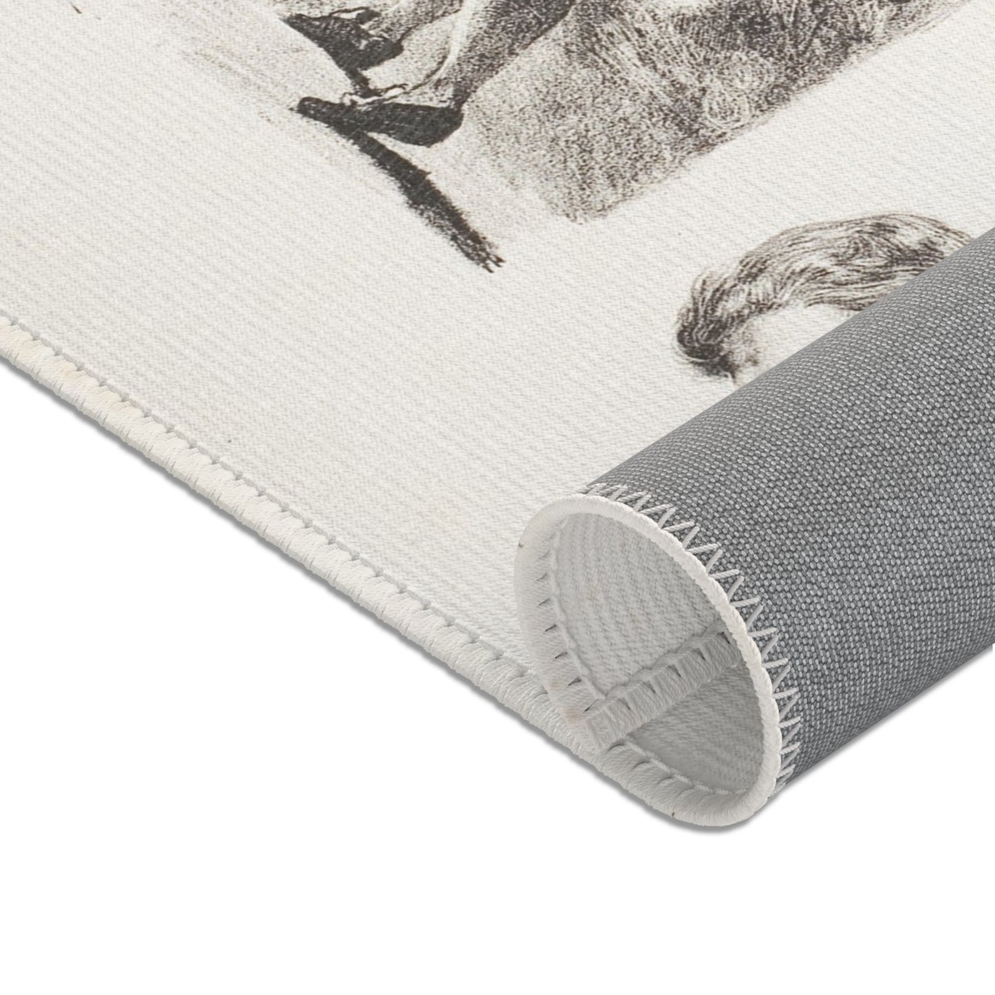 Eugène Delacroix - Sheet of Sketches | Area Rug