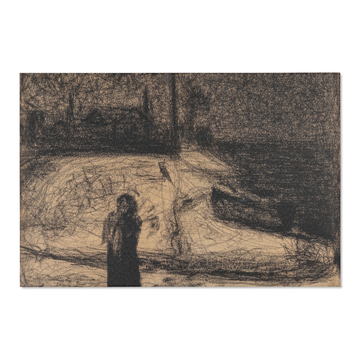 Georges Seurat - The Zone (Outside the City Walls) | Area Rug