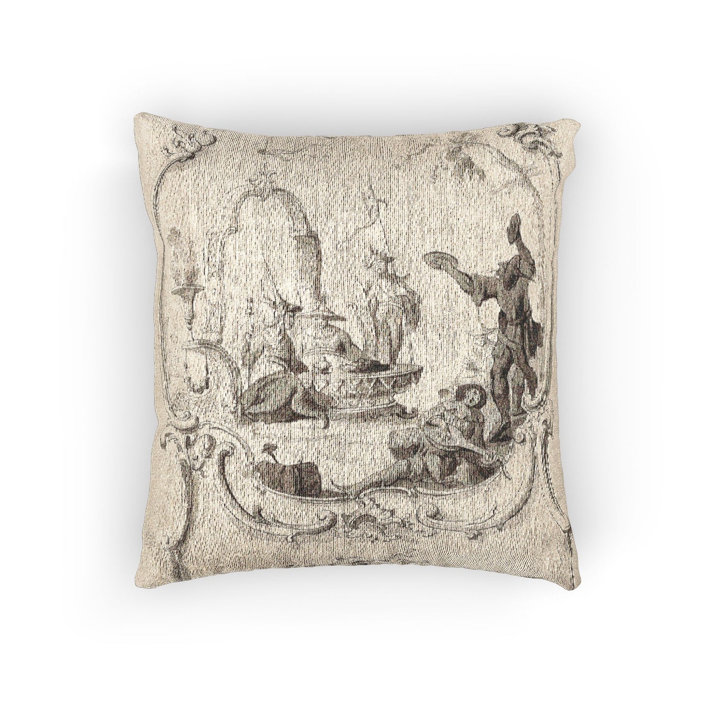 028_chinoiserie-pen-ink | Woven Pillow