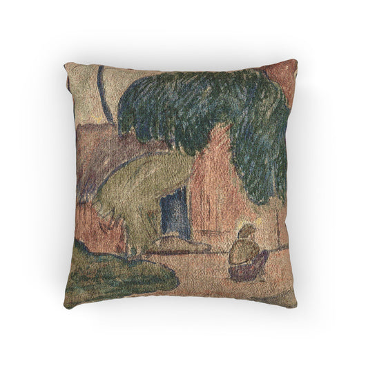 Tahitian Hut — Gauguin Pillow