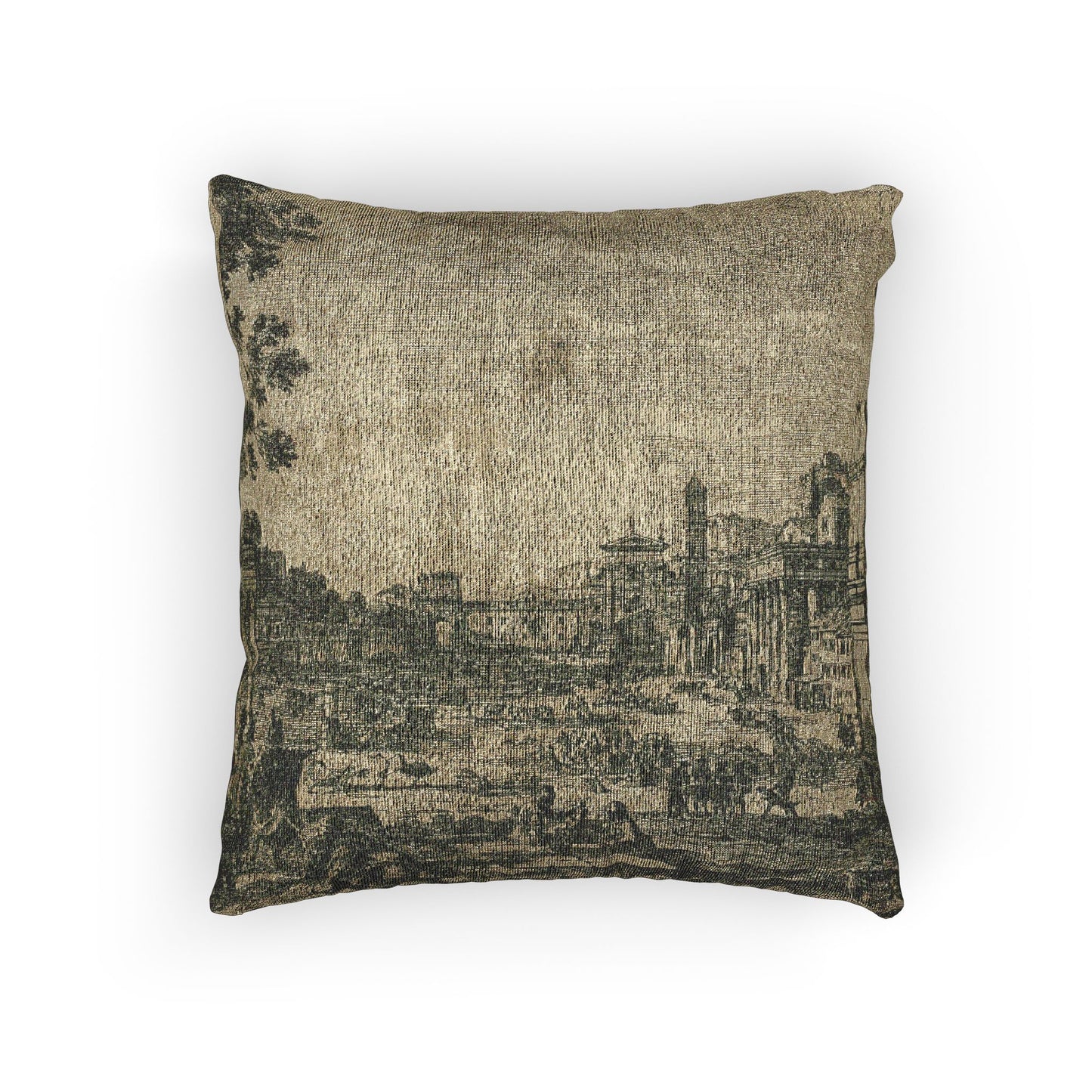 Claude Lorrain - The Roman Forum | Woven Pillow