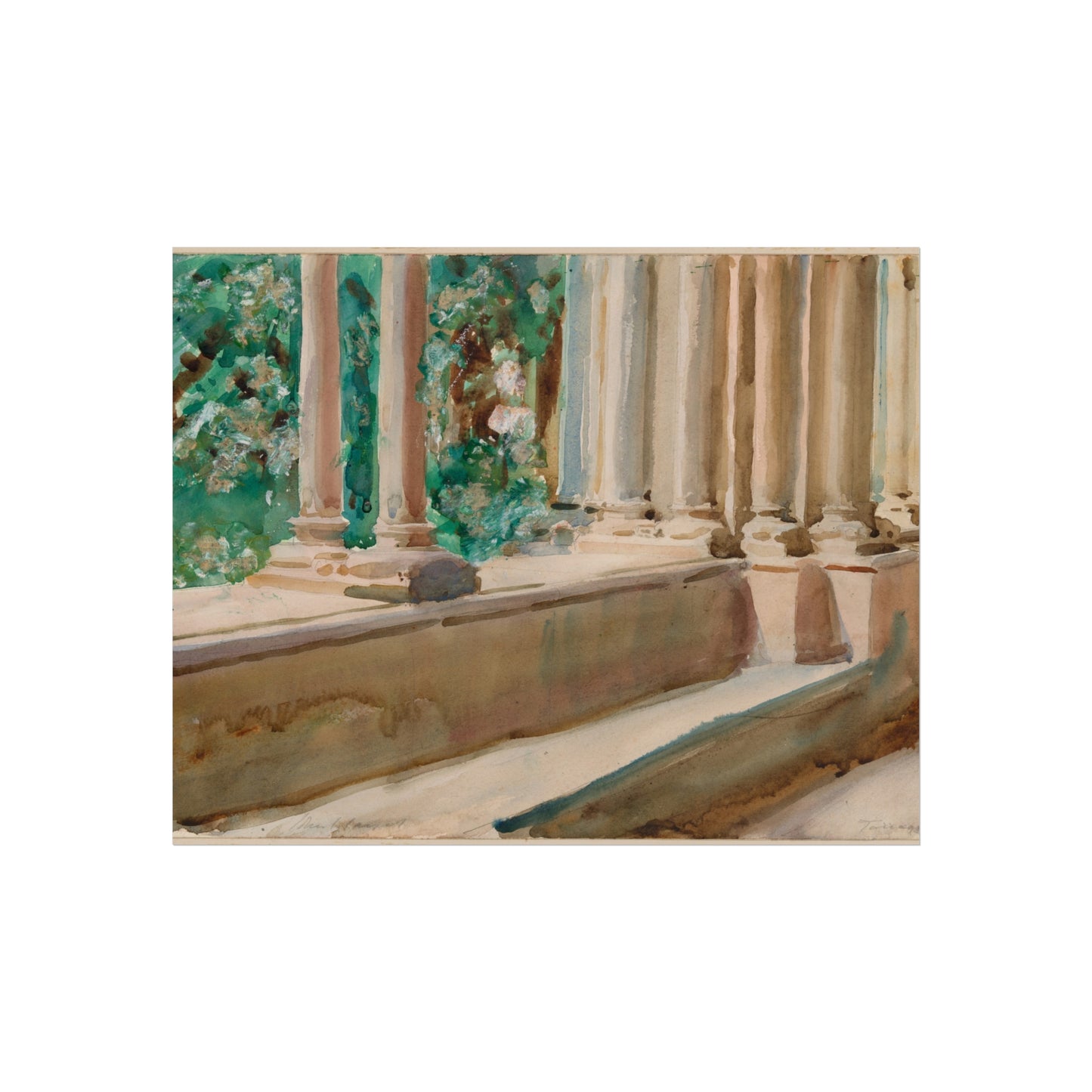 John Singer Sargent - Tarragona Terrace and Garden | Fine Art Poster