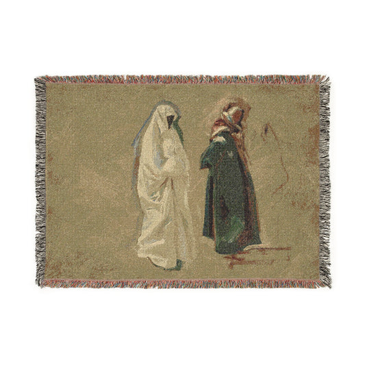 Study of Two Bedouins — Sargent Tapestry Blanket