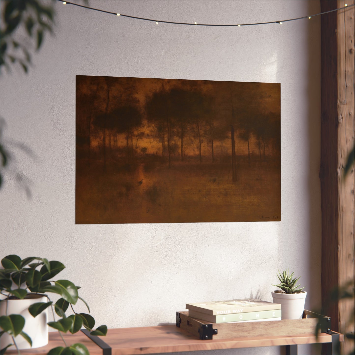 George Inness - The Home of the Heron | Fine Art Poster