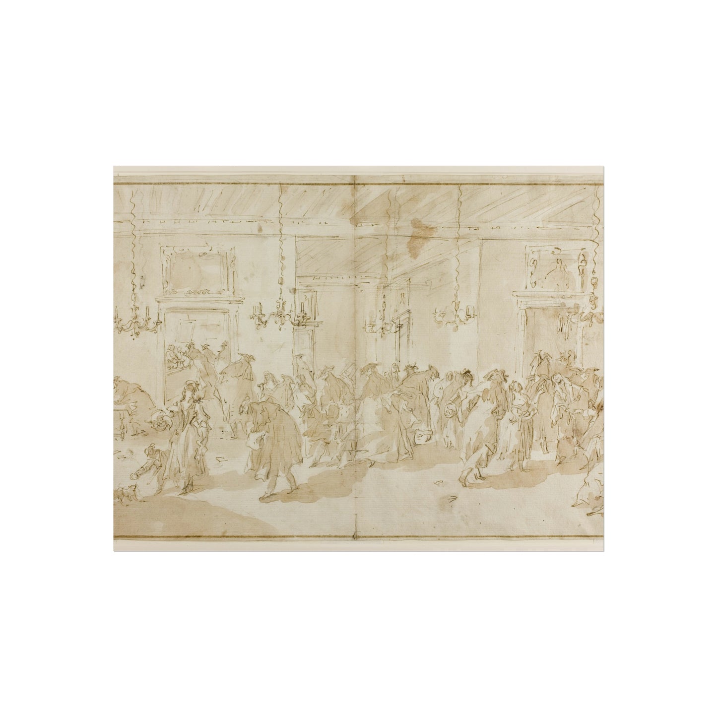 Giovanni Antonio Guardi - Il Ridotto | Fine Art Poster
