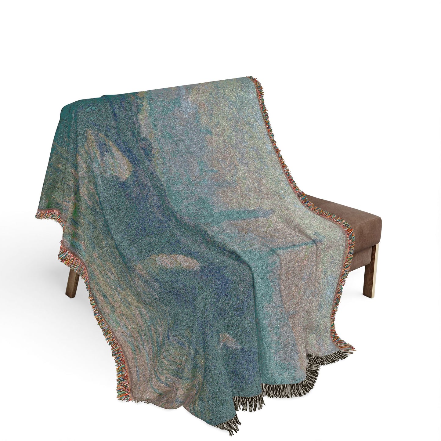 Claude Monet - Waterloo Bridge, Gray Weather | Woven Tapestry Blanket