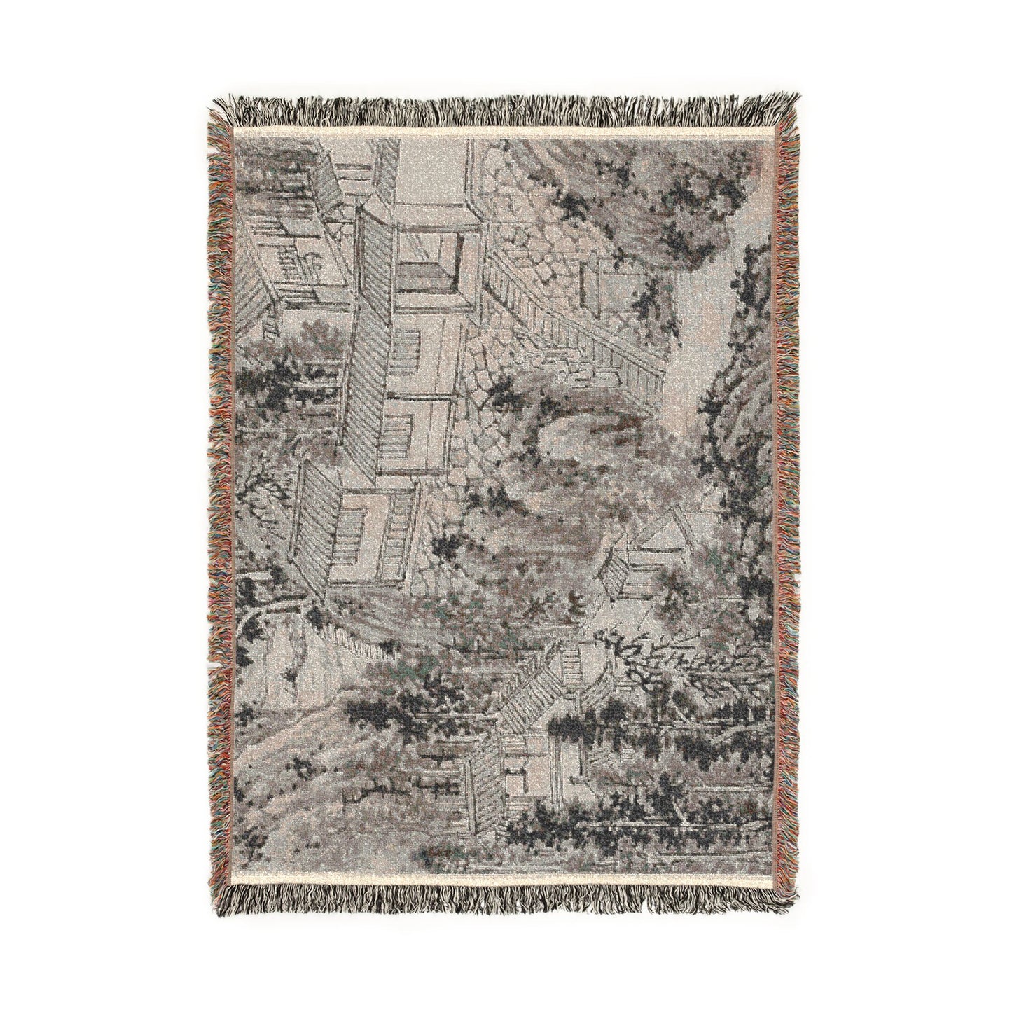 106_the-pine-retreat-tiger-hill | Woven Tapestry Blanket