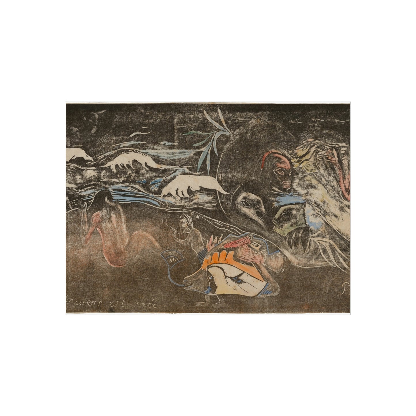 Paul Gauguin - L’univers est créé (The Universe Is Being Created), from the Noa Noa Suite | Fine Art Poster