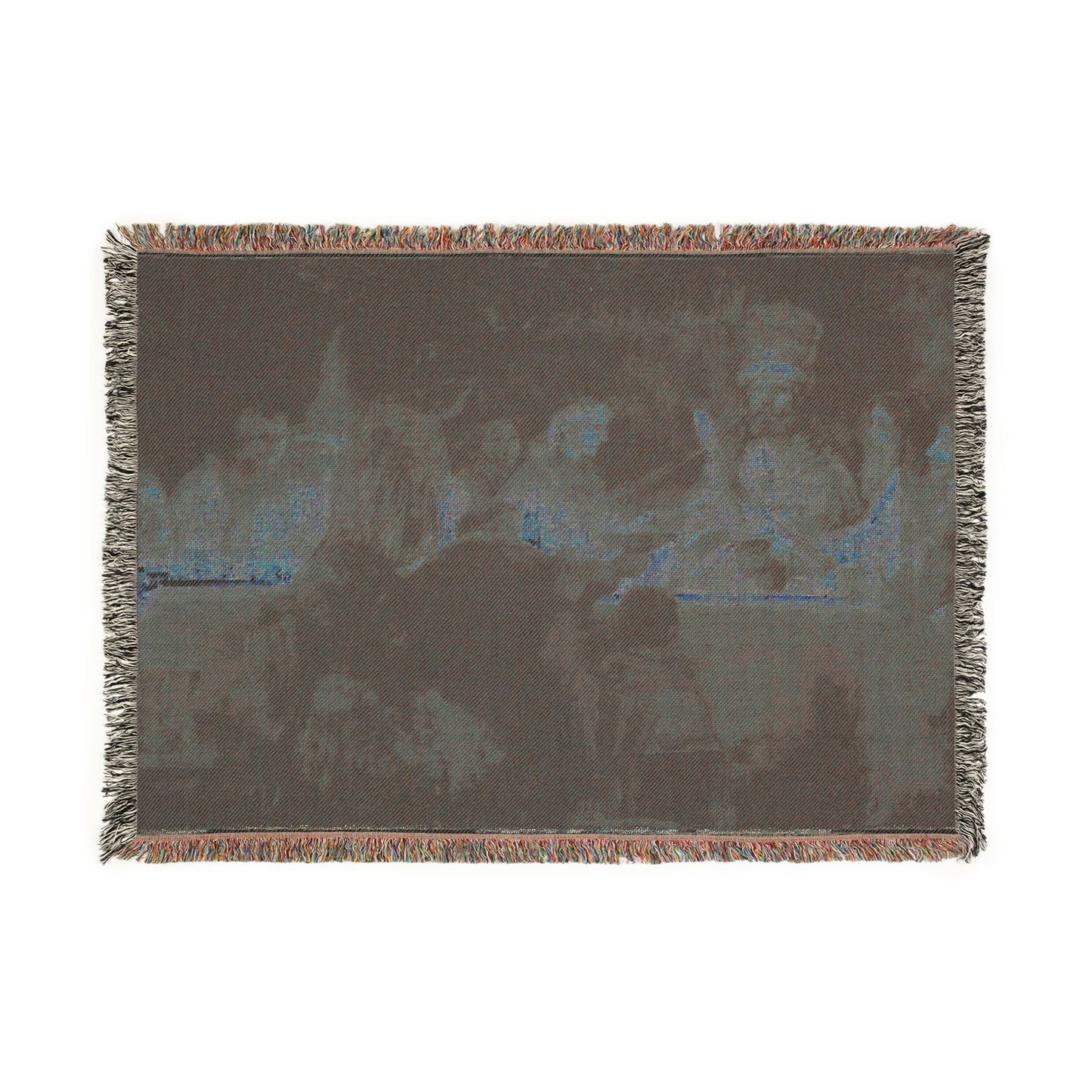 The Conspiracy of Claudius Civilis by Rembrandt van Rijn | Woven Tapestry Blanket