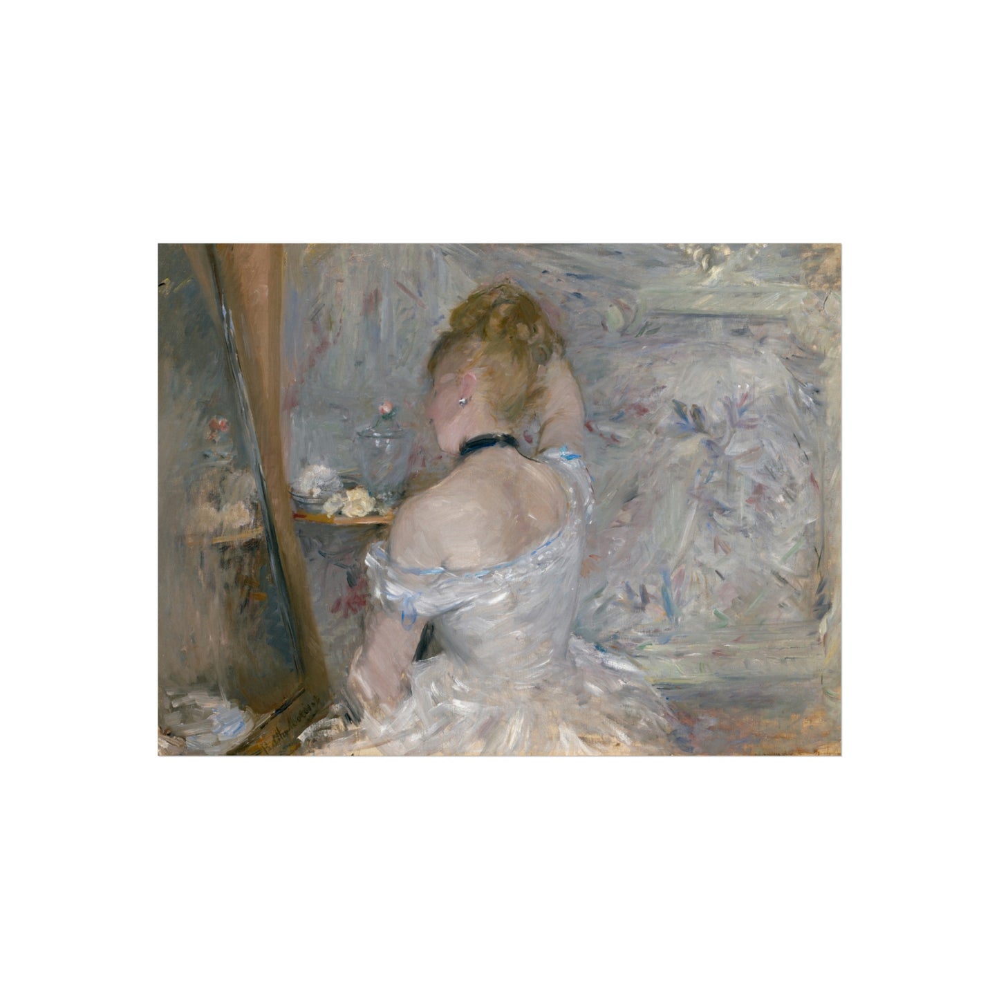 Berthe Morisot - Woman at Her Toilette | Fine Art Poster
