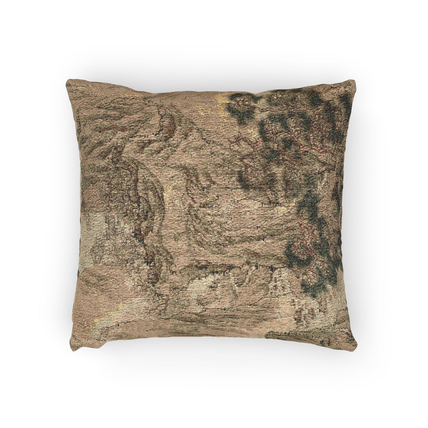 114_the-peach-blossom-spring | Woven Pillow