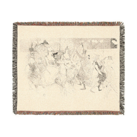 A Gala Evening — Toulouse-Lautrec Tapestry Blanket