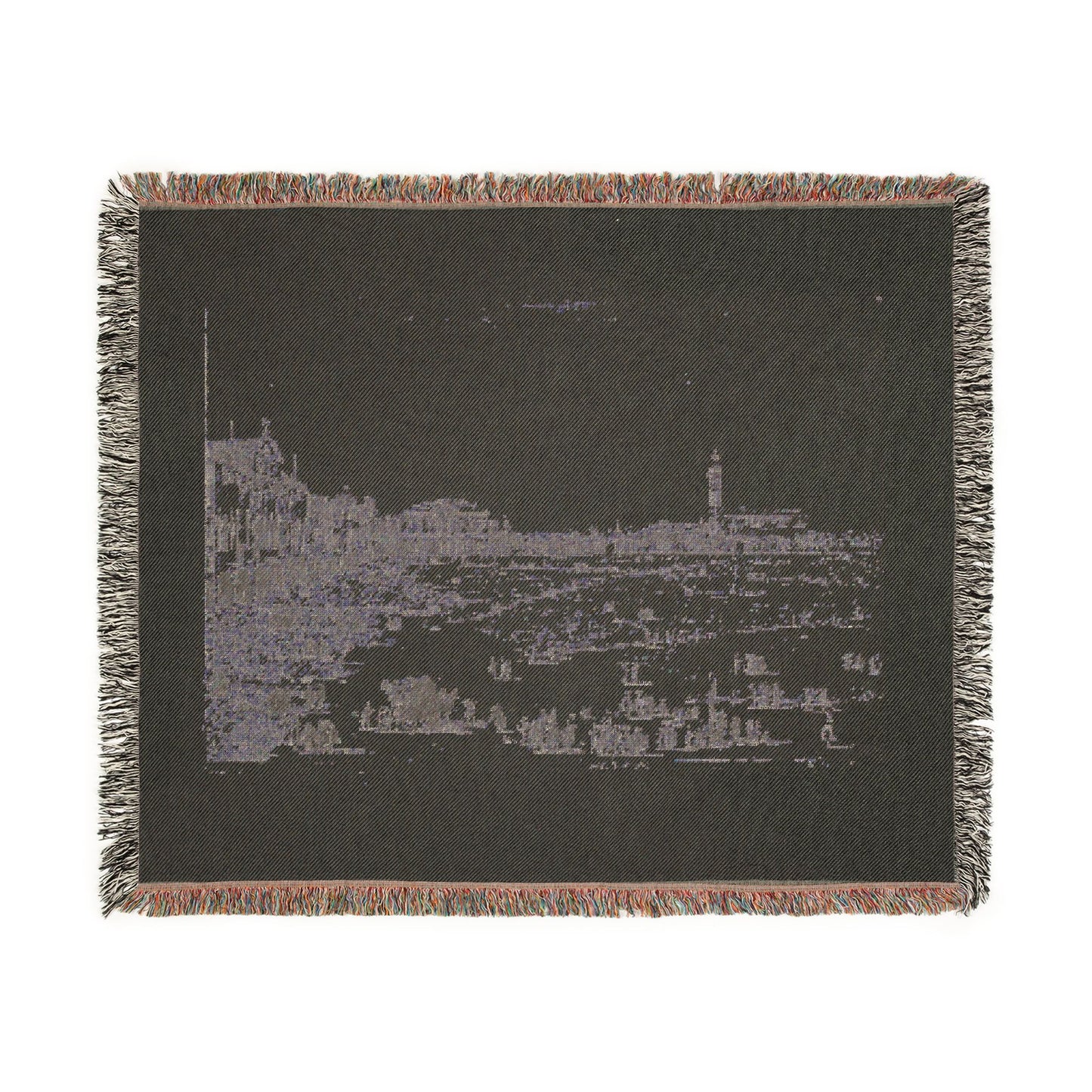 Canaletto - Prà della Valle, from Vedute | Woven Tapestry Blanket