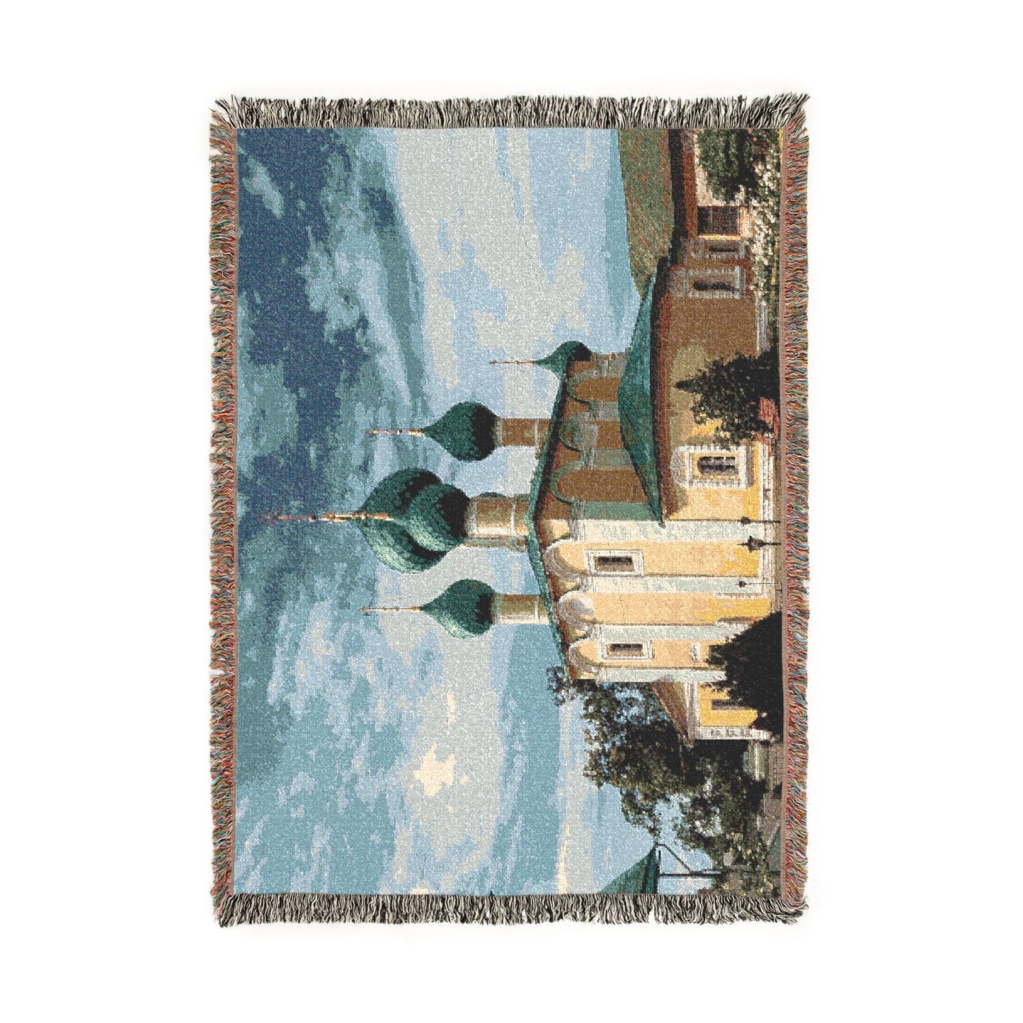 Church of the Beheading of Saint John the Baptist Alekseyevsky Monastery Uglich 2023-07-22 7452 | Woven Tapestry Blanket