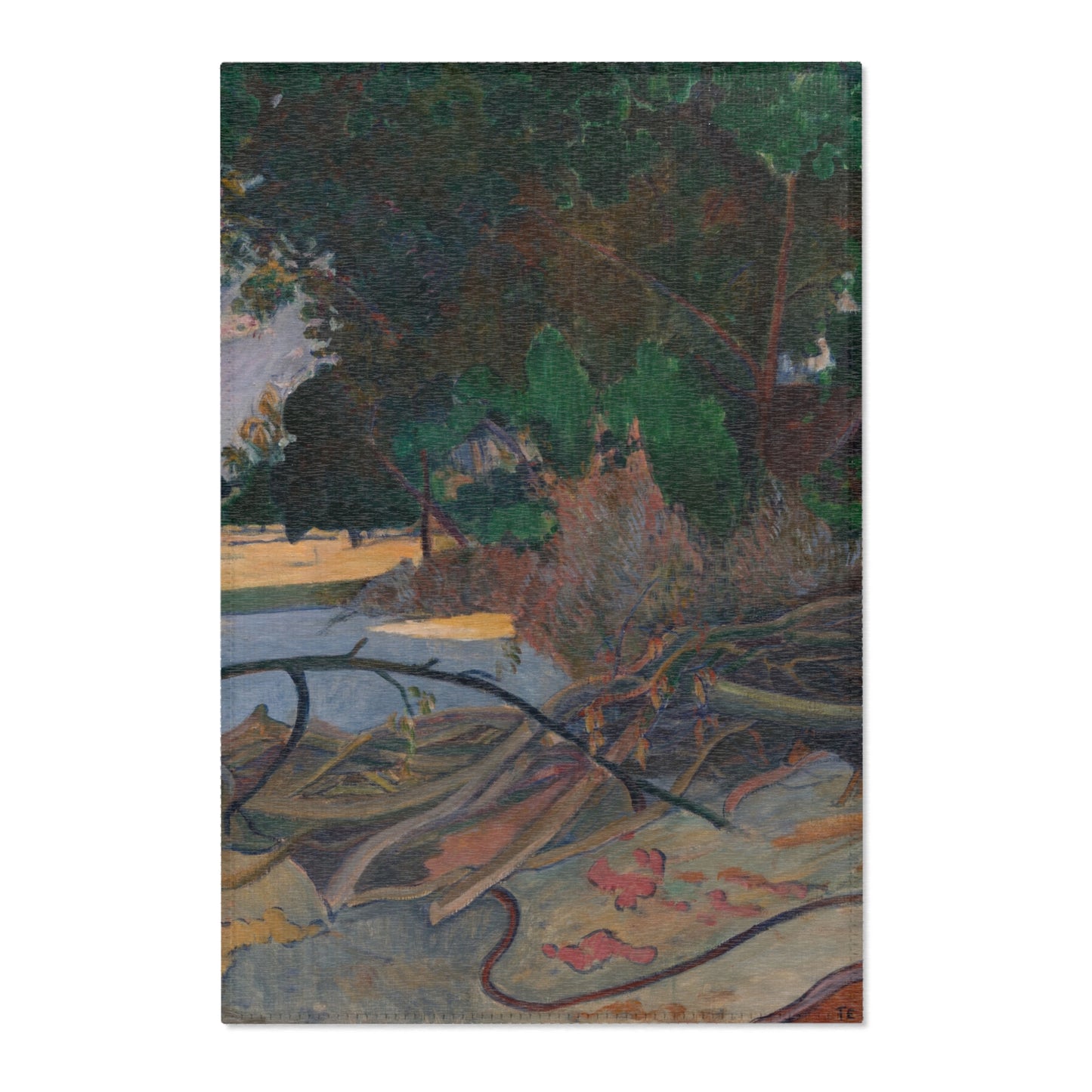 Paul Gauguin - Te burao (The Hibiscus Tree) | Area Rug