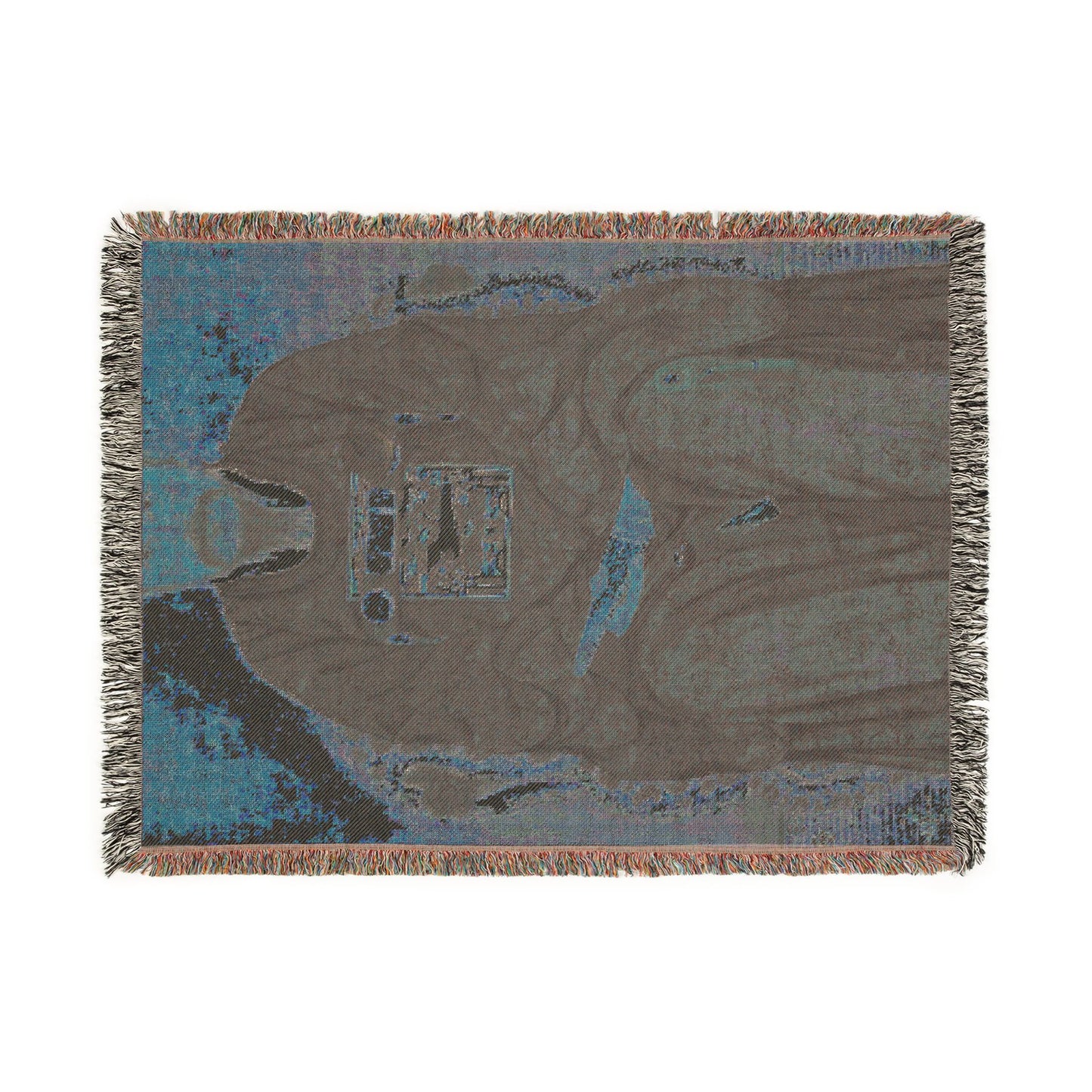 Portrait of a Government Official Woven Throw Blanket