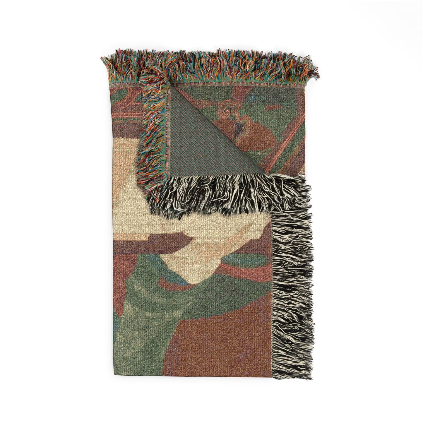Portrait of the Great Master Yeongwoldang Eungjin Woven Throw Blanket
