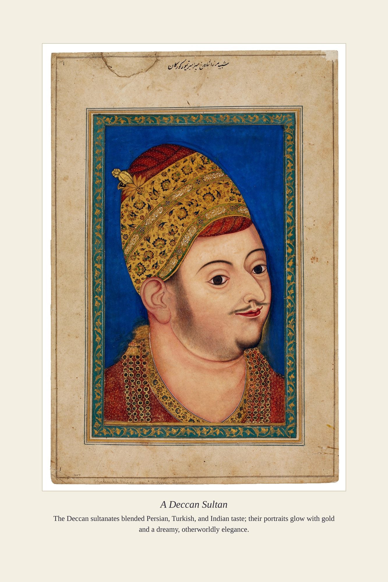 A Deccan Sultan — antique art print