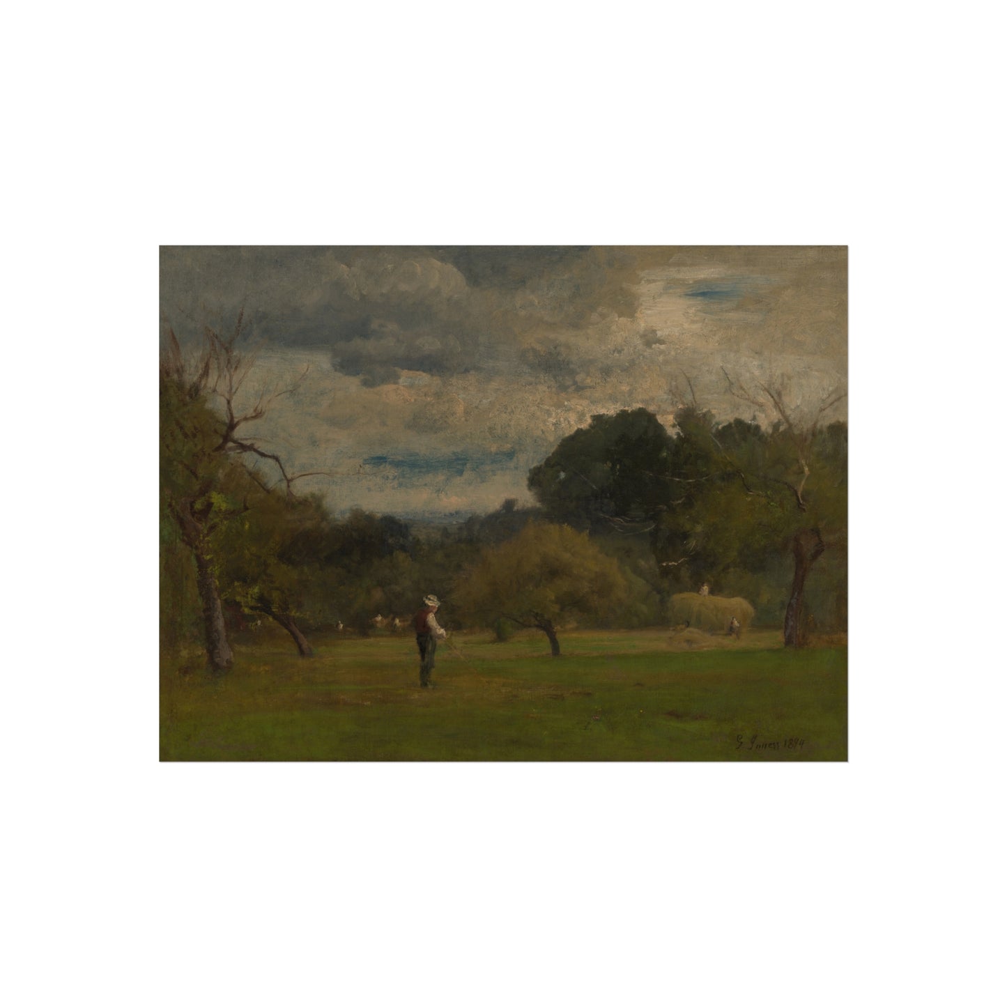 George Inness - Harvest, Montclair, New Jersey | Fine Art Poster