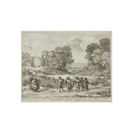 Time, Apollo and the Seasons — Claude Lorrain Fine Art Poster