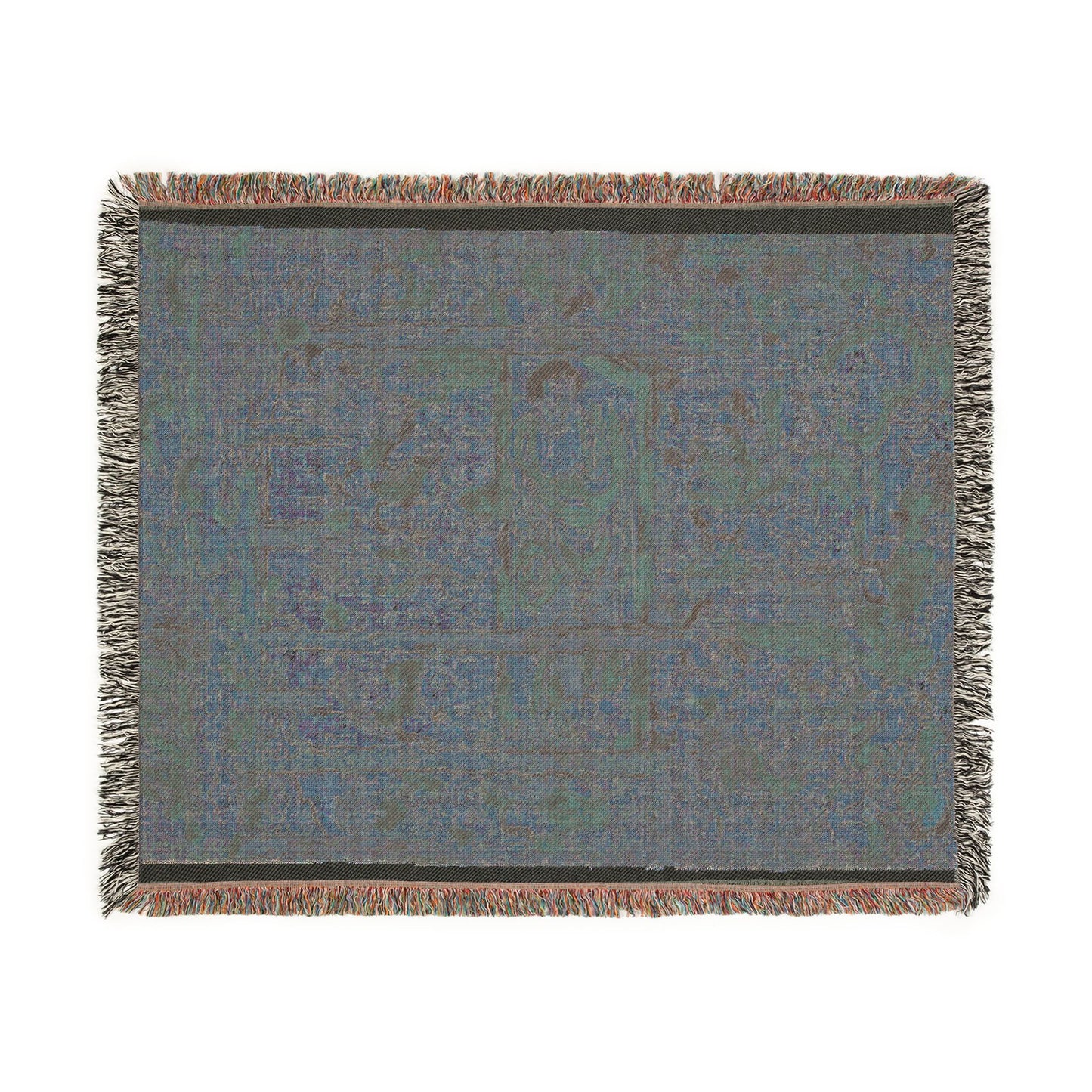The Parinirvana of the Buddha Woven Throw Blanket
