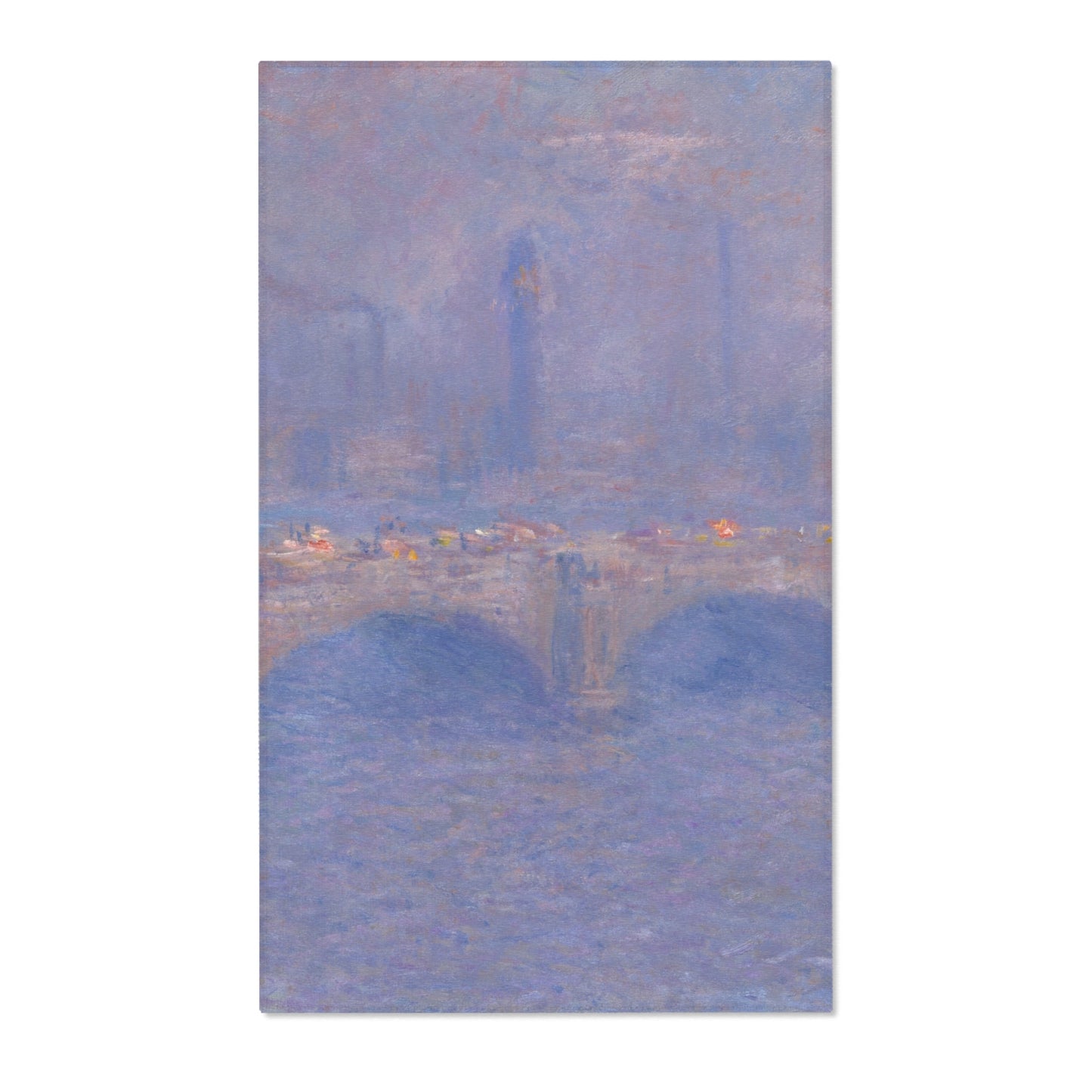 Claude Monet - Waterloo Bridge, Sunlight Effect | Area Rug