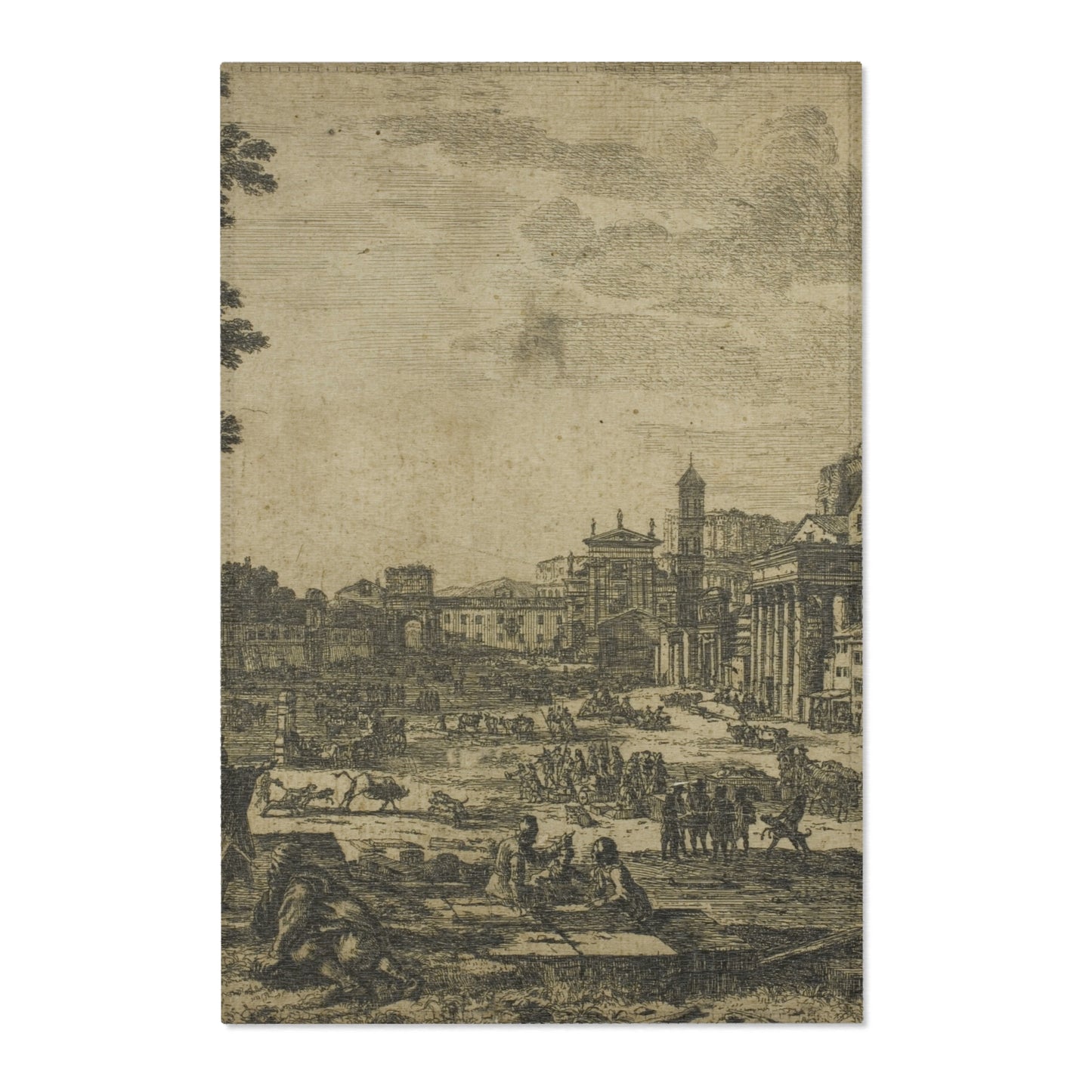 Claude Lorrain - The Roman Forum | Area Rug